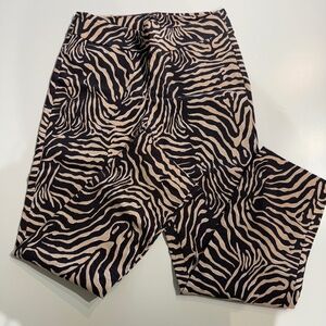J. McLaughlin Masie Zebra Print Pull on Pants